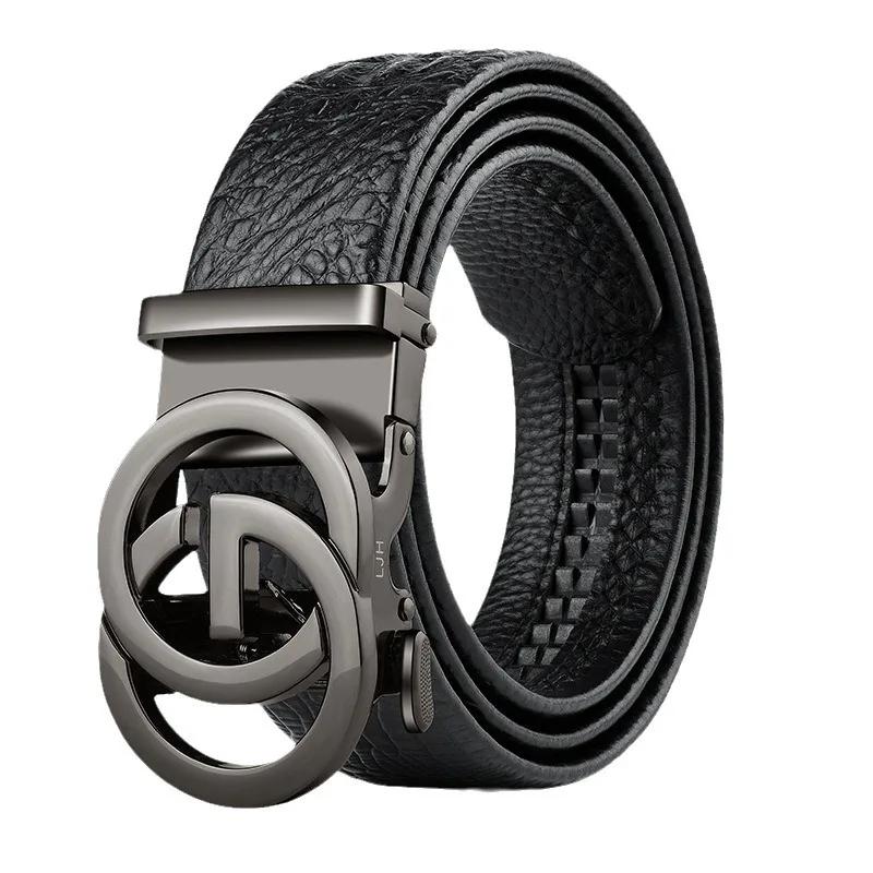 2025 nouveau 3.5cm or Chrome boucle automatique concepteur boucle de ceinture mode hommes d'affaires