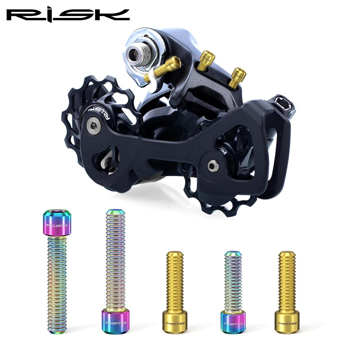 Risque M4 * 13.5/M4x20mm, boulons de dérailleur avant/arrière en alliage de titane pour vélo vtt XT