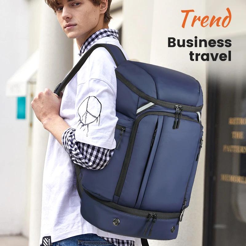 Sac à dos pour hommes, grande capacité, compartiment à chaussures, sac à dos multifonctionnel pour s