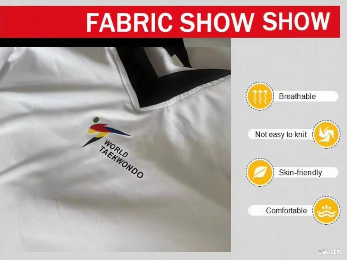 Nouveau Taekwondo uniforme compétition Dobok ensemble léger tissu respirant doux confortable pour ad