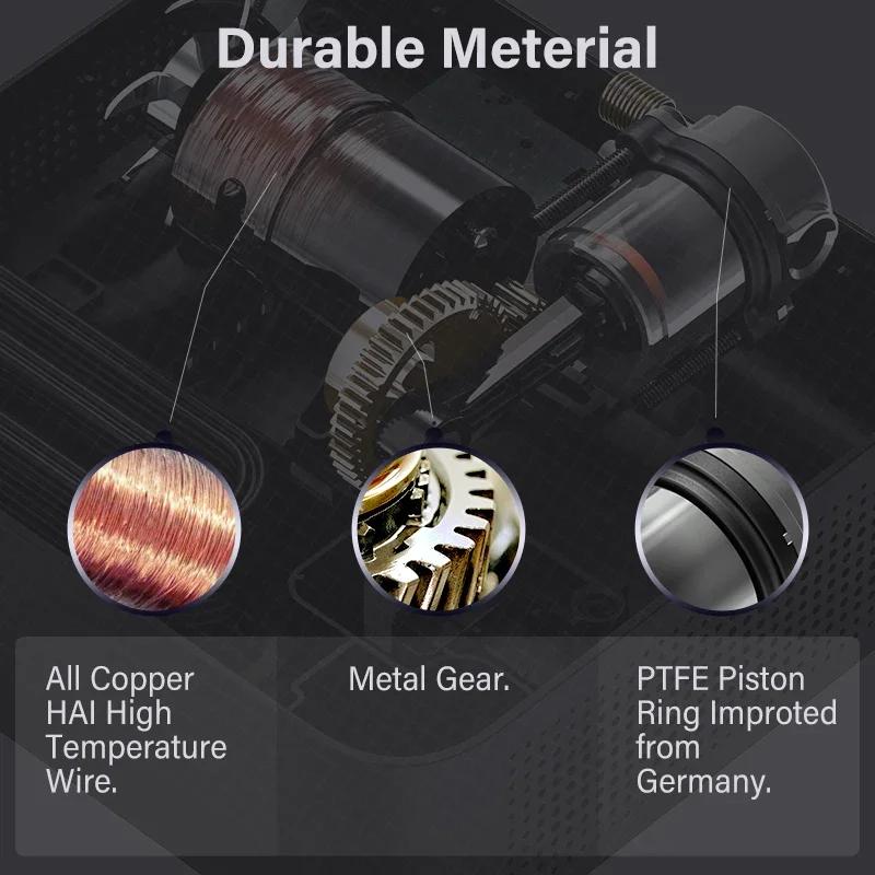 70mai-Compresseur d'air portable, pompe à air pour pneus de voiture, DC 12V, pression des pneus prér