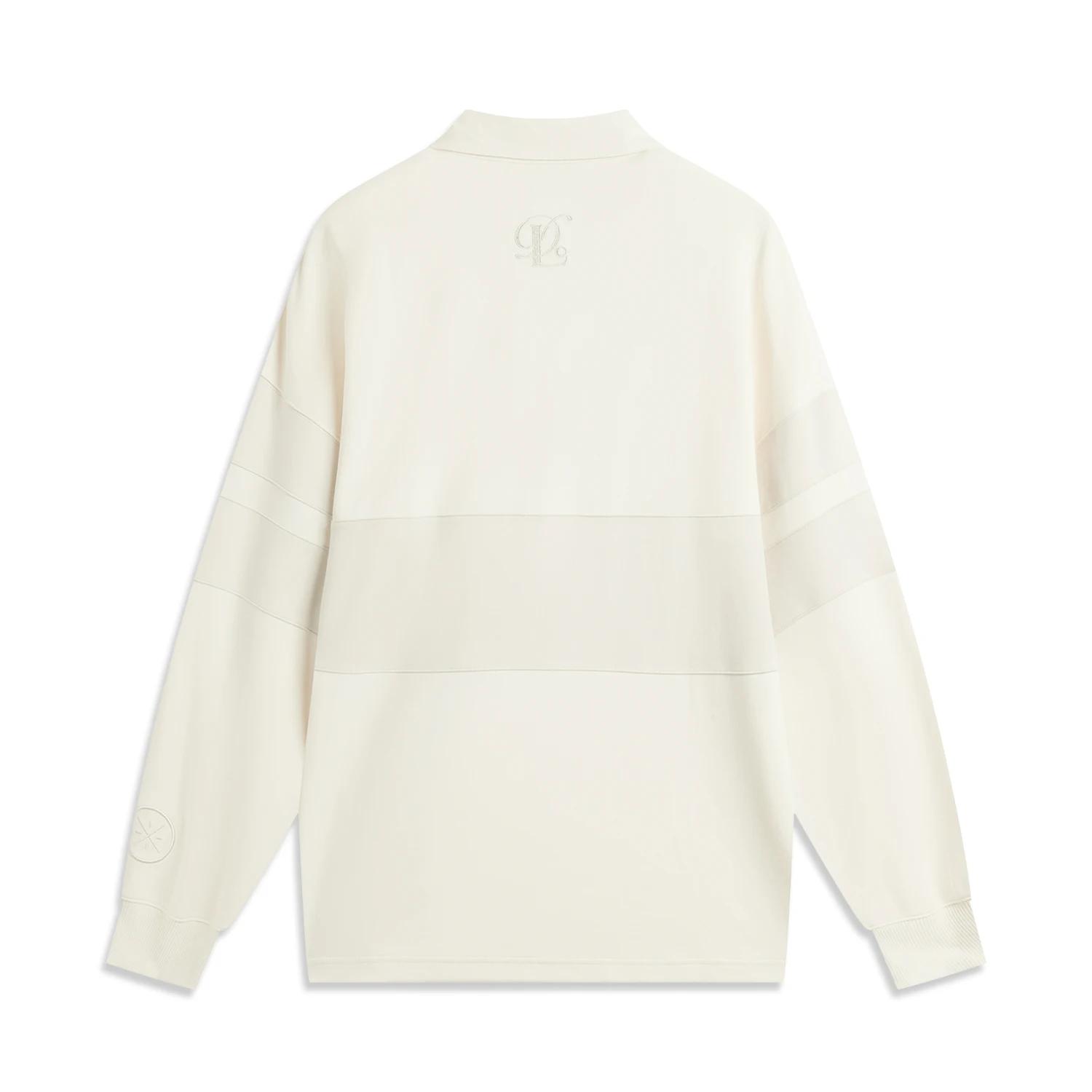 Li-Ning Polo Wade homme manches longues coupe ample - Pull sport et loisirs confortable élégant