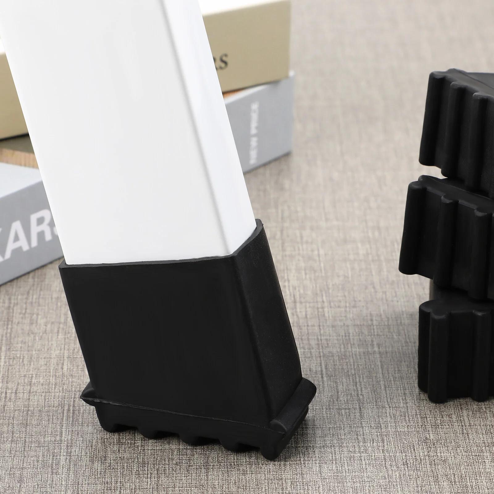 Protège-pieds d'échelle de chaise en caoutchouc pliable, couvre-pieds, coussinets d'extension, prote