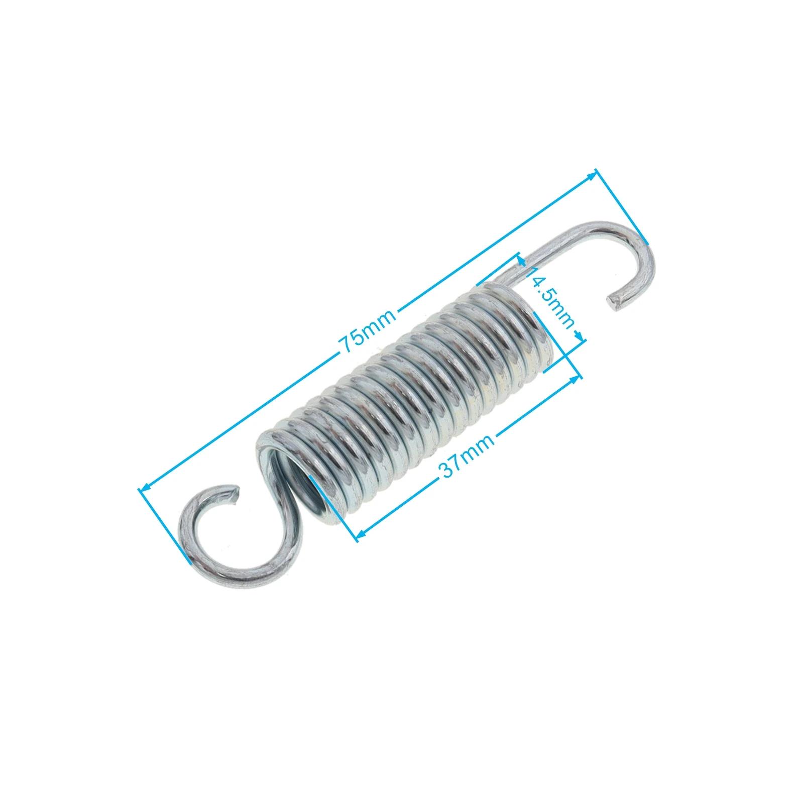 1 pièces 75mm/89.5mm/109.5mm/125mm longueur Support pieds côté pied cadre ressort pour moto saleté P