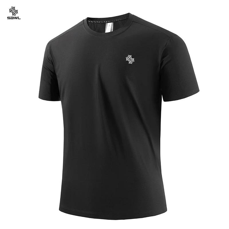 SBWL-T-shirt de randonnée en plein air pour homme, t-shirts de course à pied, perte de poids, fitnes
