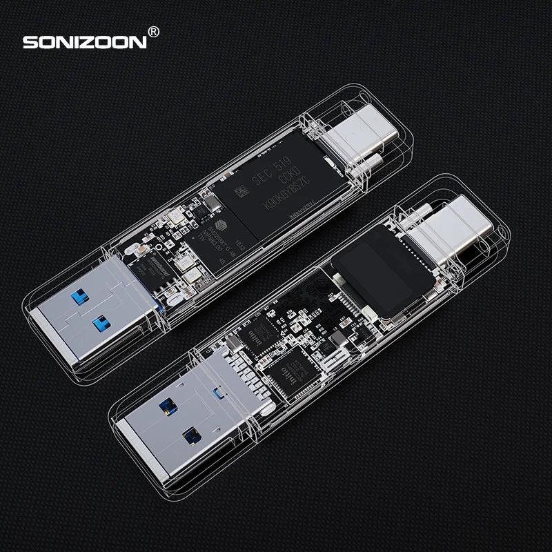 Cryptage d'empreintes digitales SSD Portable 128/256/512GBWrite fonction de Protection clé USB à sem