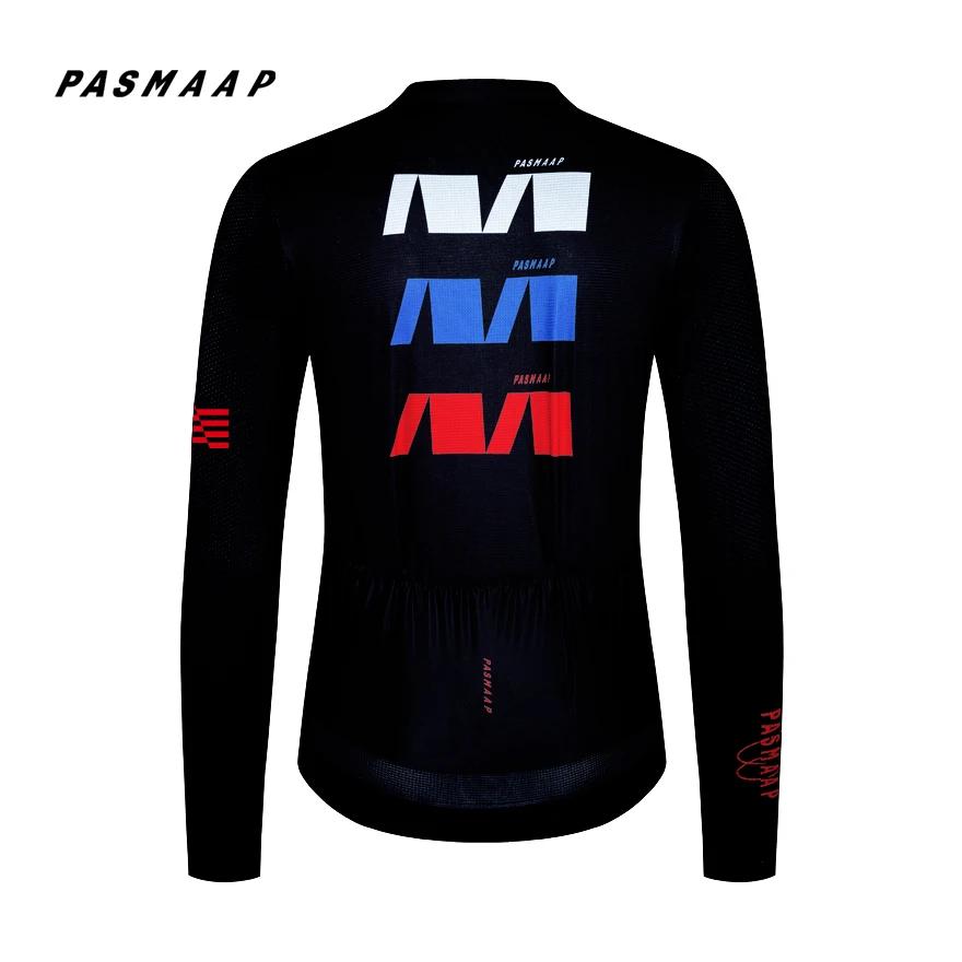 PASMAAP-maillot de cyclisme pour hommes, manches longues, équipe professionnelle, vtt, vêtements de