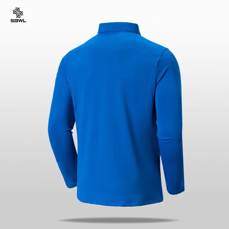 SBWL-T-shirt à manches longues pour hommes, cyclisme, randonnée, sports de plein air, vêtements de s