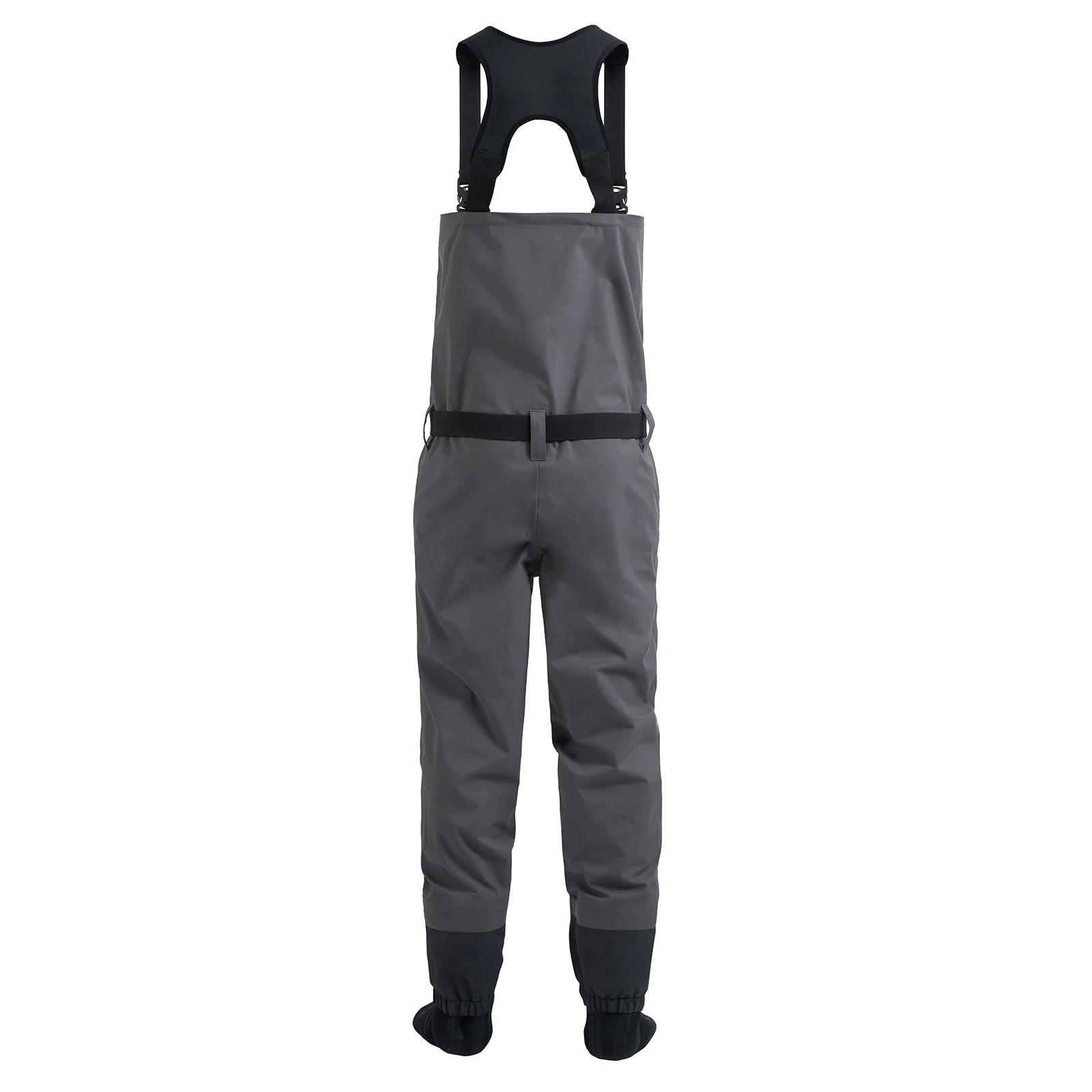 Waders de pêche pour hommes de haute qualité, pantalons une pièce imperméables et respirants avec ch
