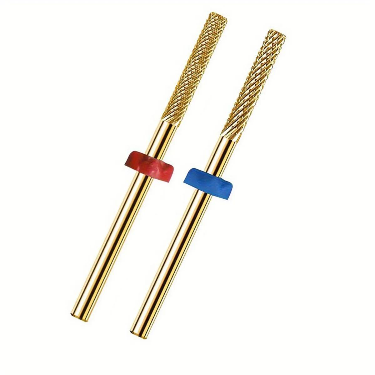 1/2 pièces argent or professionnel carbure forets à ongles forets à cuticules électrique dissolvant