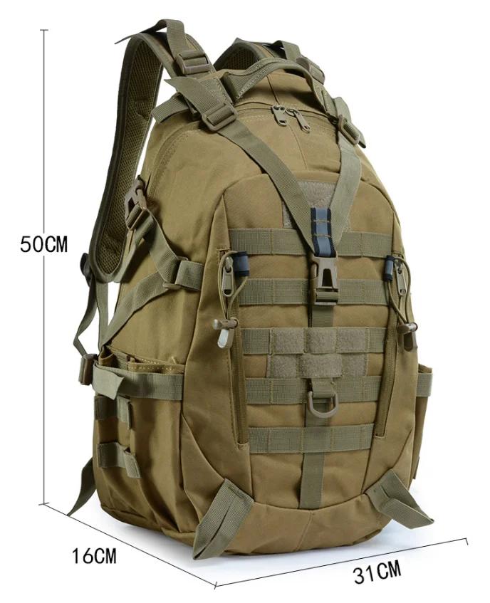 Sac à dos tactique réfléchissant extérieur Molle Camouflage sac à dos sac d'assaut randonnée Camping