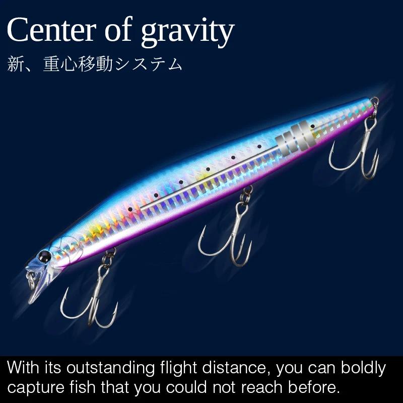 TSURINOYA Stinger 140S leurre de pêche coulant vairon DW92 140mm 26g bar d'eau salée Ultra longue co