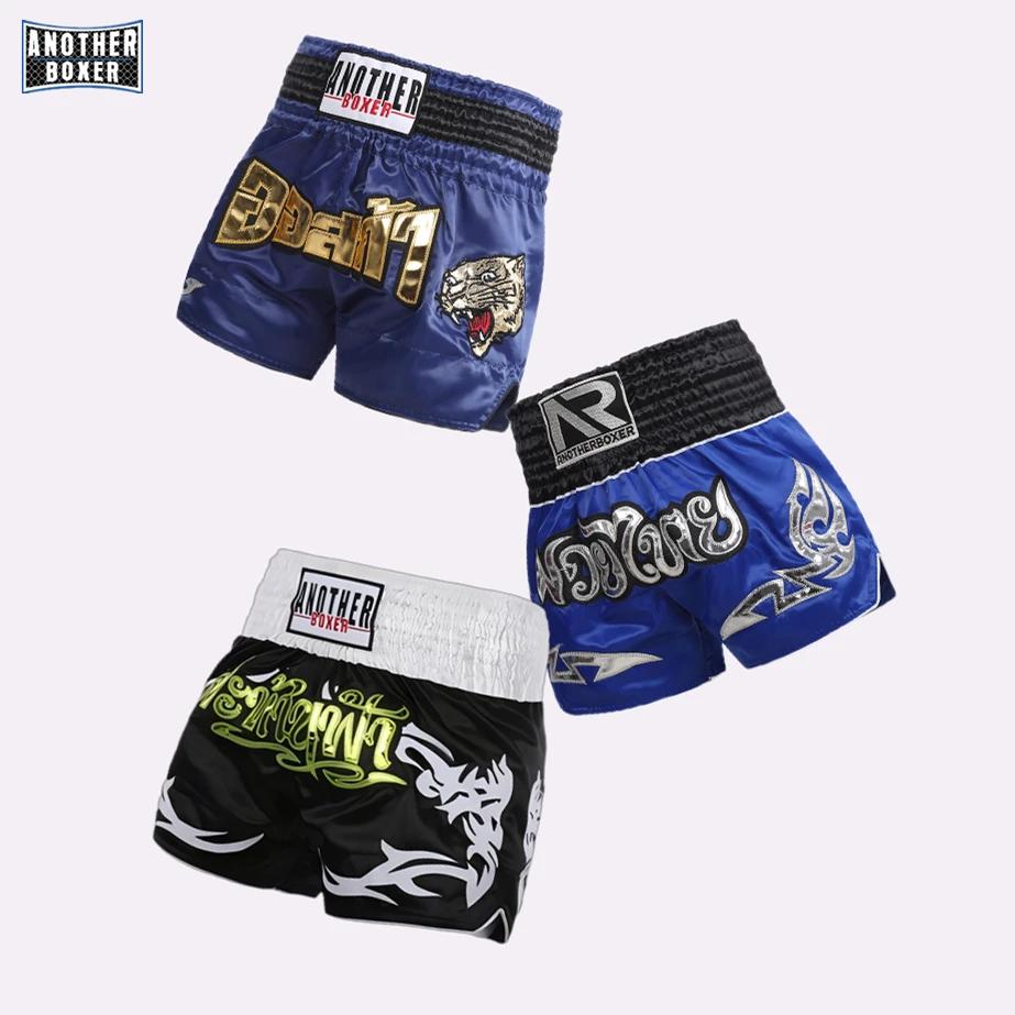 ANOTHERBOXER Short Muay Thai pour hommes, maillot de boxe MMA Kickboxing à séchage rapide pour femme
