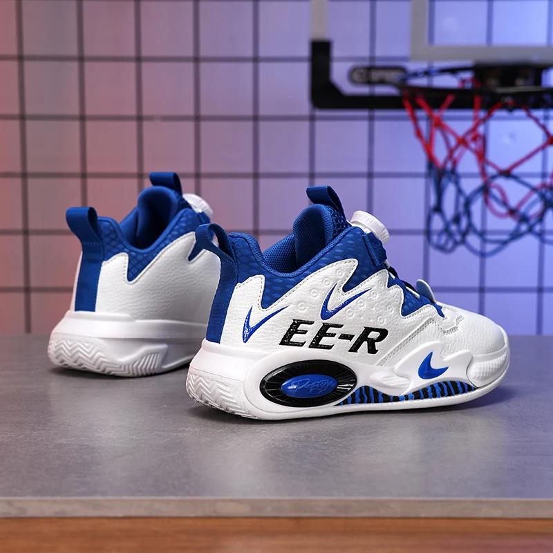 Baskets enfants chaussures de basket-ball décontractées pour enfants chaussures de sport montantes p