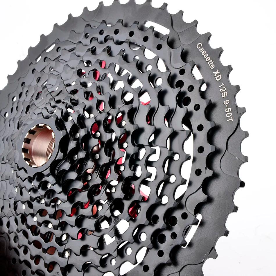 GOLDIX vtt vélo 11 vitesses 9-42T Cassette XD pignon argent clair 9-42T 9-50T Cassette en acier 11s