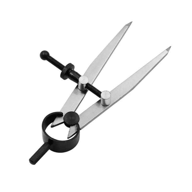 Boussole en cuir réglable verrouillable en acier au carbone diviseur aile Creaser bricolage maroquin