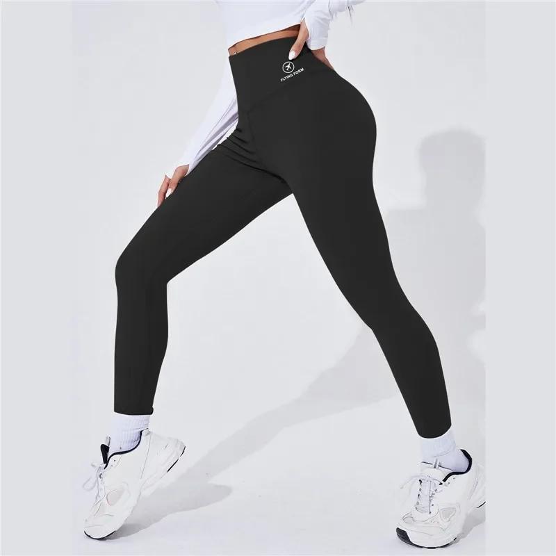 Taille haute Yoga chaud Leggins collants de sport thermique femme pantalons de course Sexy bout à bo