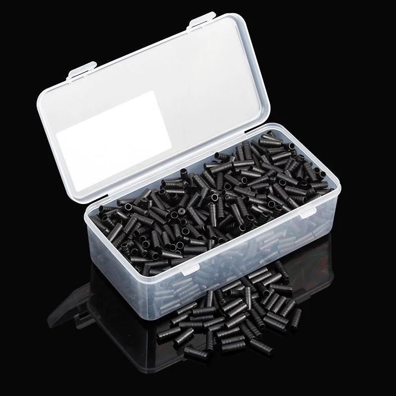 1000 pièces/boîte route vtt vélo 4mm 5mm vélo dérailleur changement de frein câble embout couvercle