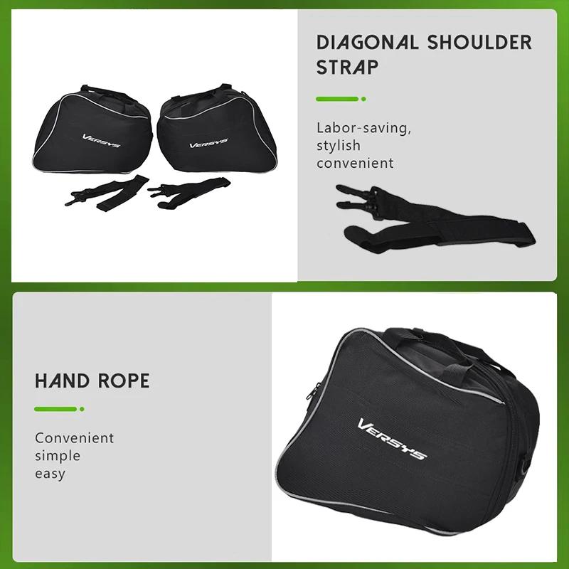 Pour Kawasaki Versys 1000 650 2015-2021 pour KQR 28L ensemble de doublure de sacoche rigide sacs de
