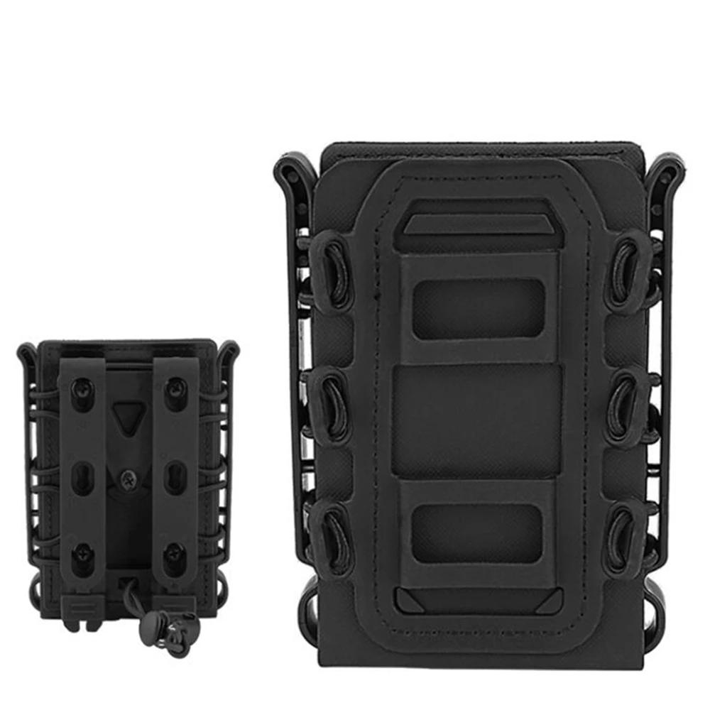 3 pièces tactique rapide Mag TPR Flexible Molle Magazine pochette transporteur pour Ar15 M4 5.56/7.6