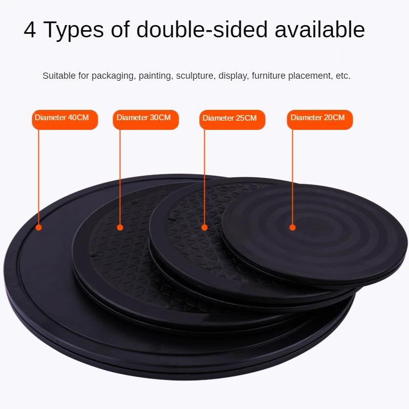 Support roulements à billes en acier pivotant robuste de 8 à 12 pouces pour moniteur TV plateau tour