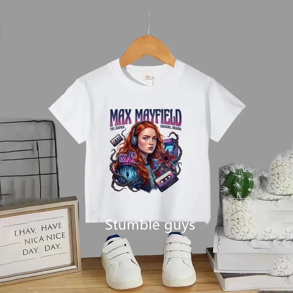 T-shirt d'été de haute qualité pour enfants, vêtements pour garçons et filles, t-shirt à manches cou