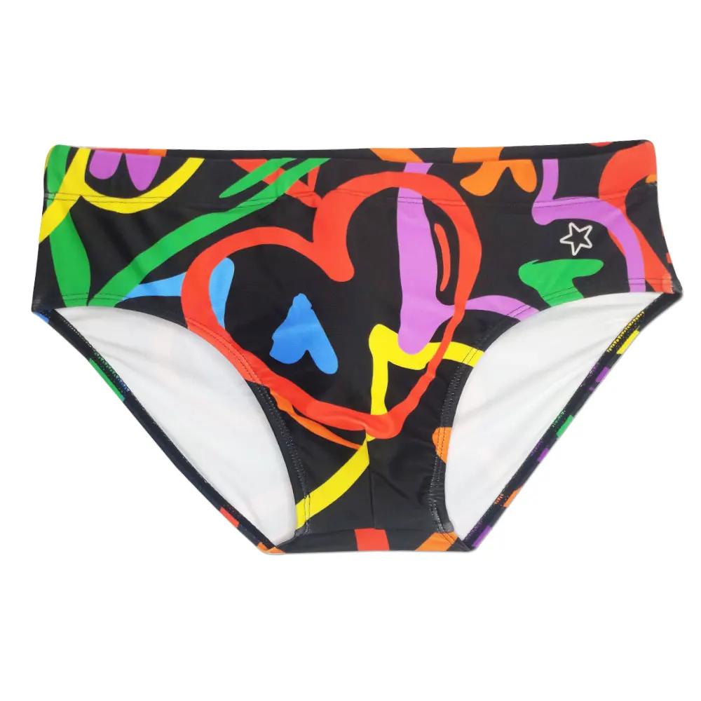 Slip de bain pour hommes Sexy natation court Sport nautique pantalons de plage maillot de bain bande