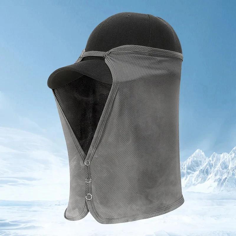 Casquette de pêche à séchage rapide, pare-soleil pour le visage et le cou, visière de Protection UV,