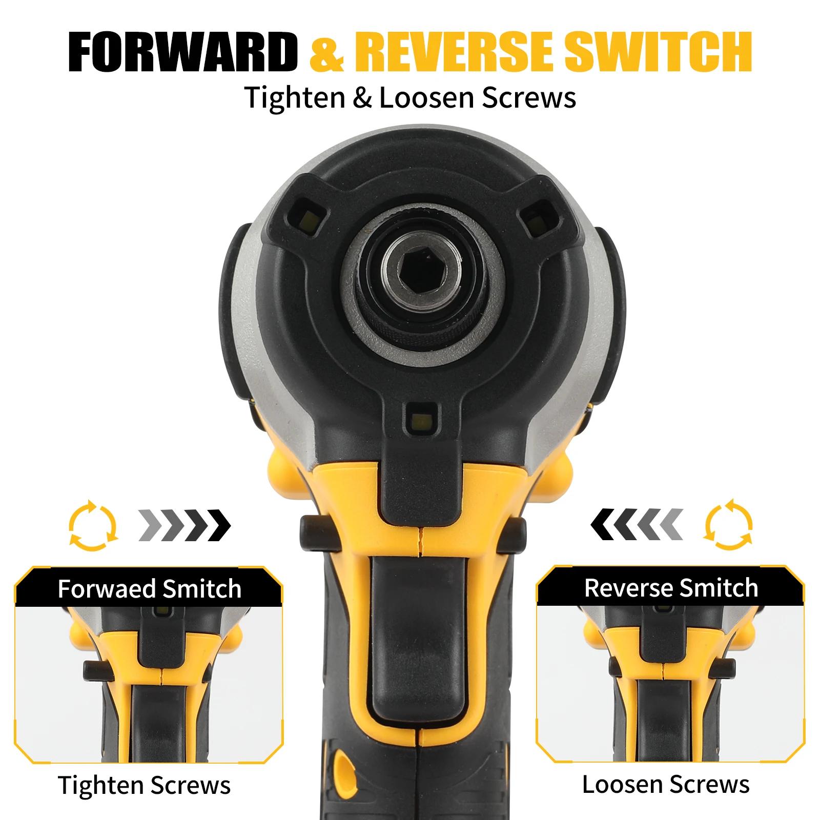 DeWalt – tournevis à moteur sans balais au Lithium, tournevis électrique, perceuse à main électrique