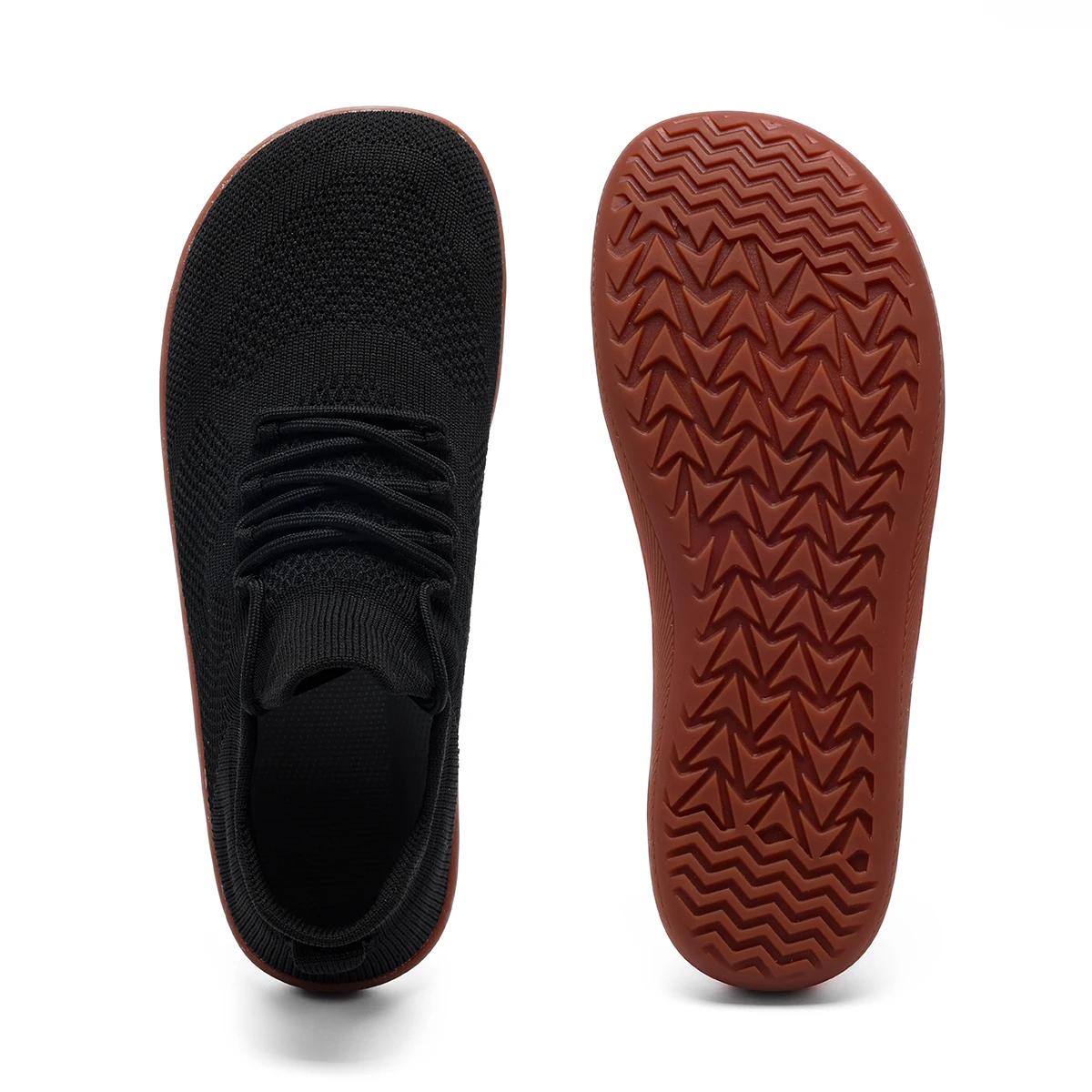 Chaussures pieds nus à bout large pour hommes et femmes - Baskets minimalistes avec semelle zéro drop
