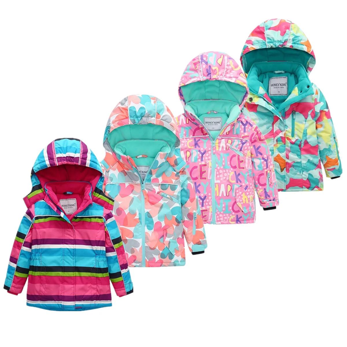 HONEYKING enfants vêtements d'extérieur de Ski hiver chaud coupe-vent Sports de plein air vestes de