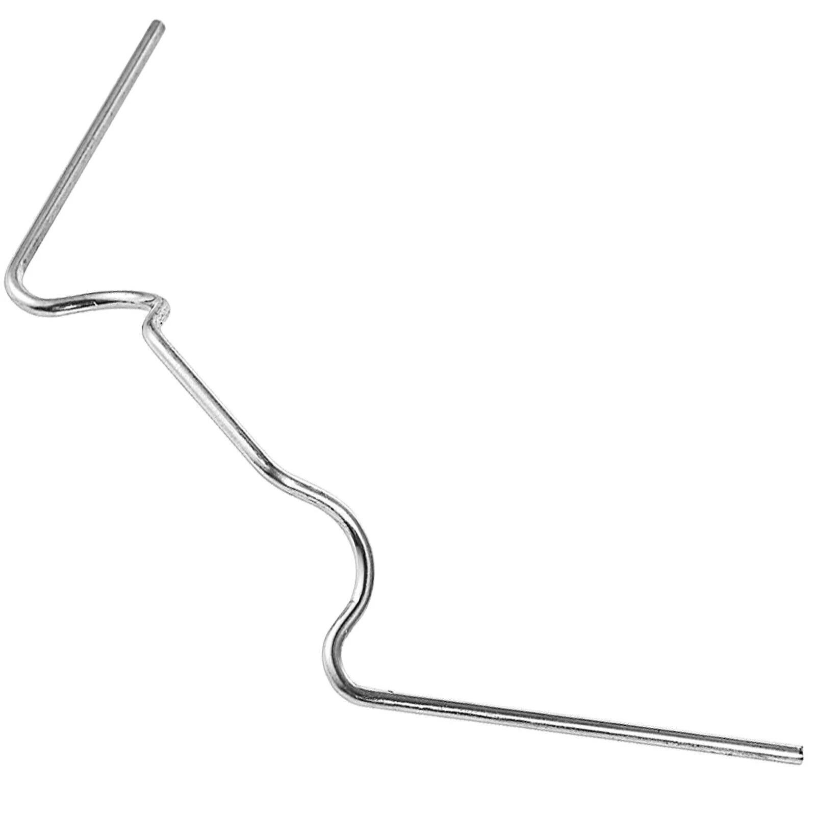 Serre en acier inoxydable avec pinces, fil à ressort, cadre en verre de vitrage, pince à fibre, 50 p