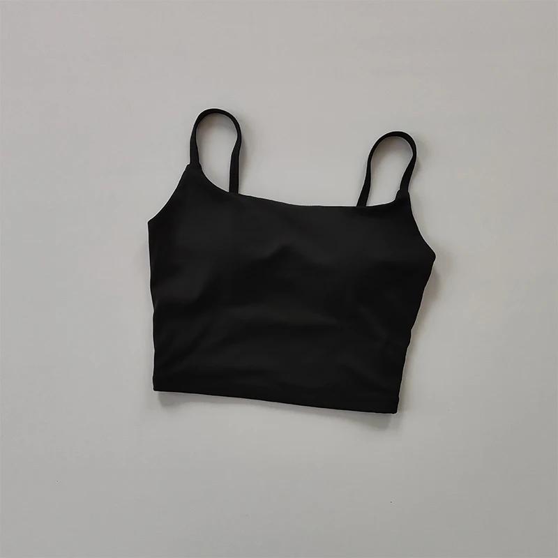 Gilet à bretelles intégré femme sous-vêtements sport soutien-gorge beauté dos fitness