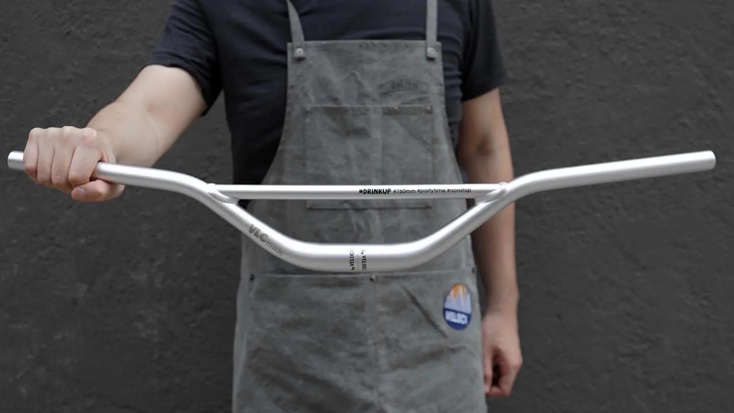 Guidon vélo route courbé hirondelle aluminium 31.8mm 760mm pour VTT BMX FreKouStunt avec tracker