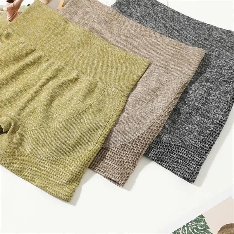 Leggings de sport sans couture pour femme, pantalons de yoga taille haute, vêtements de fitness et d