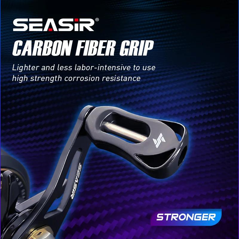 SEASIR Cast-X Moulinet de pêche Baitcasting Mico, Double bobine, Ratio d'engrenage à grande vitesse