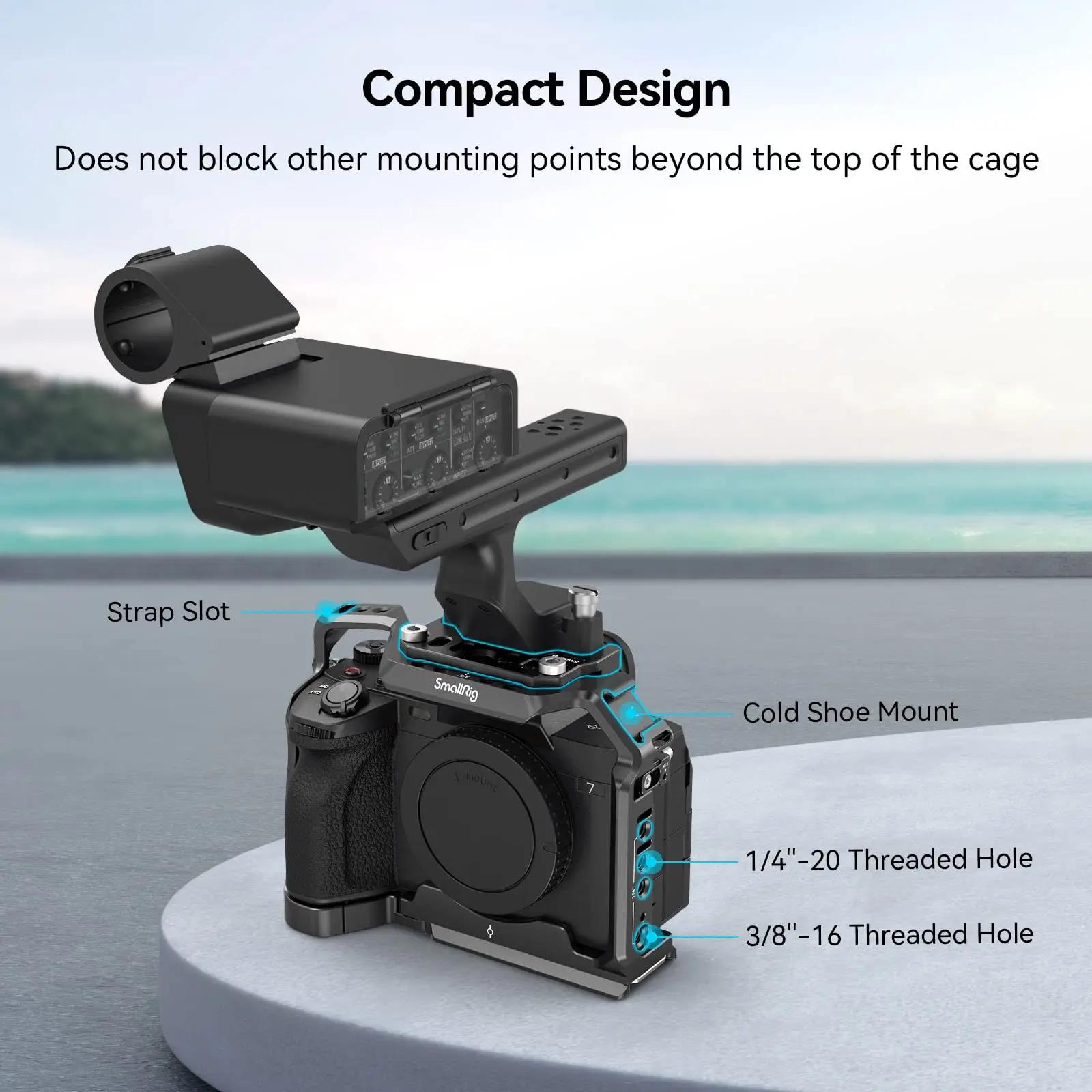 SmallRig – plaque supérieure pour unité XLR Sony FX3, poignée originale FX3, avec trous filetés de 1