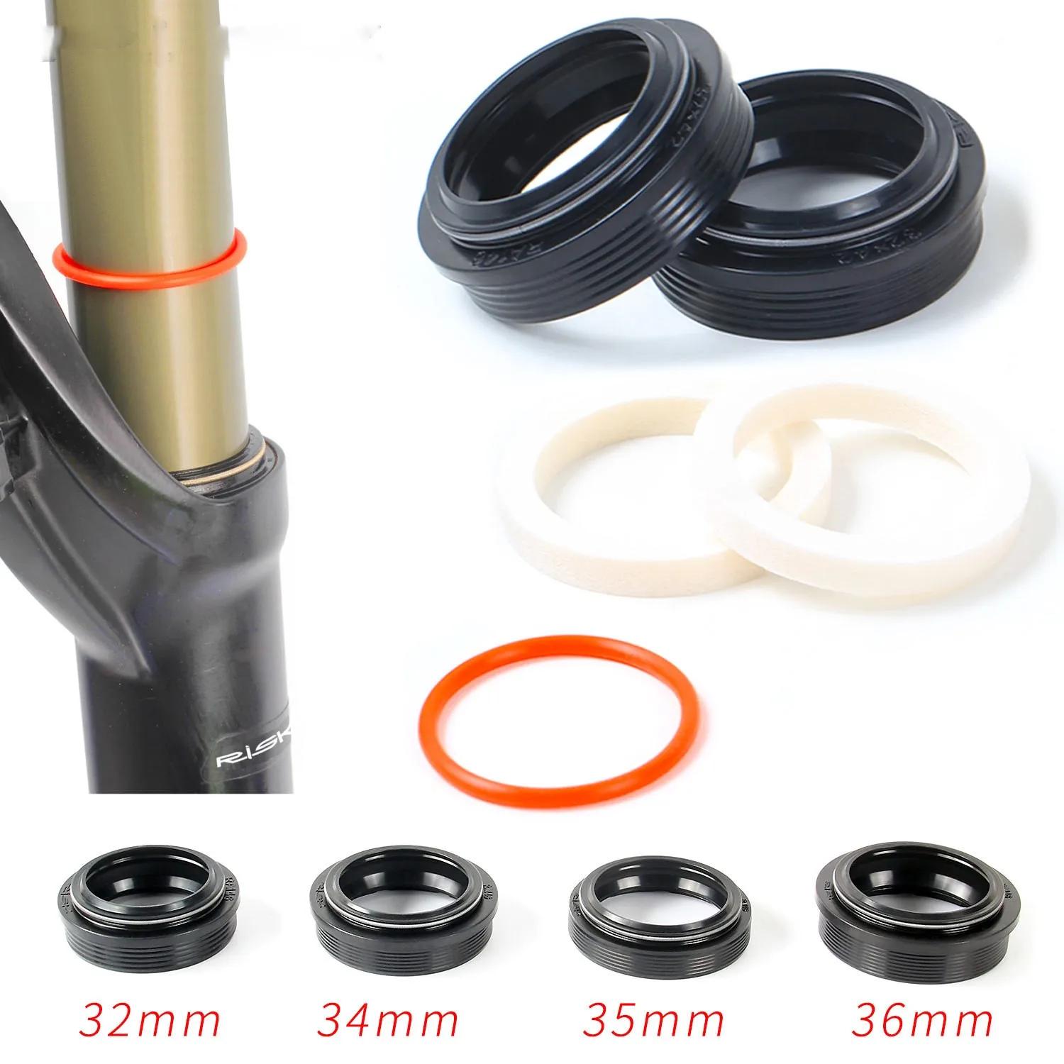 Joint anti-poussière pour fourche avant de vélo, 32mm 34 35 36mm, joint anti-poussière et anneau en