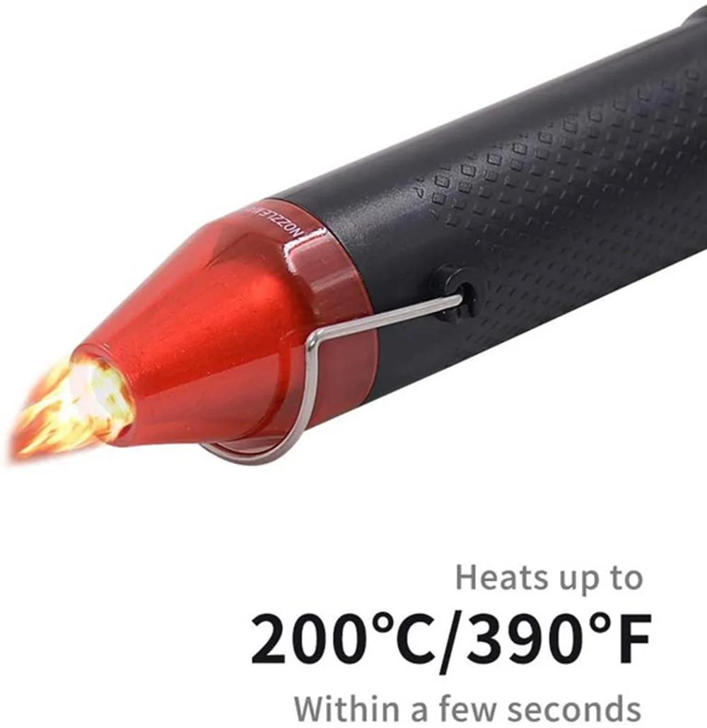 Mini pistolet thermique électrique portatif 300W, avec 300 boutons thermorétractables, pour bricolag