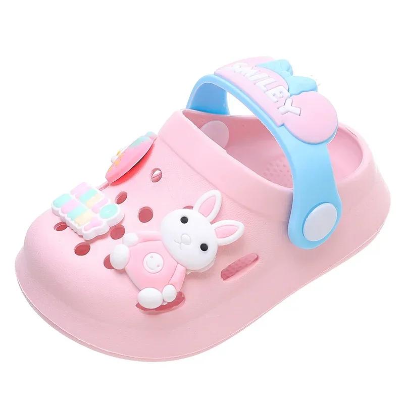Pantoufles Chaussures pour bébé Sandales Mules Sandales respirantes pour garçons et filles avec seme