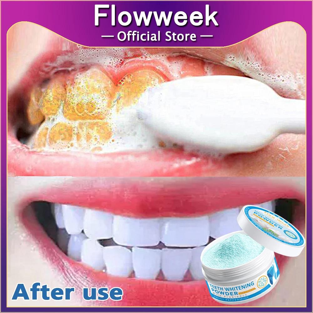 Flow-du-- Poudre nettoyante pour les dents, protège les dents brillantes, nettoyage buccal, haleine
