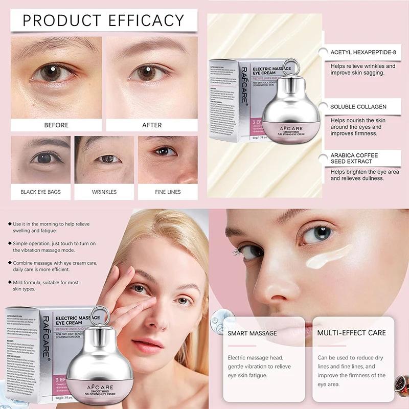 Crème pour les yeux au collagène avancée, Anti-cernes, élimine les poches, hydratant, raffermissant