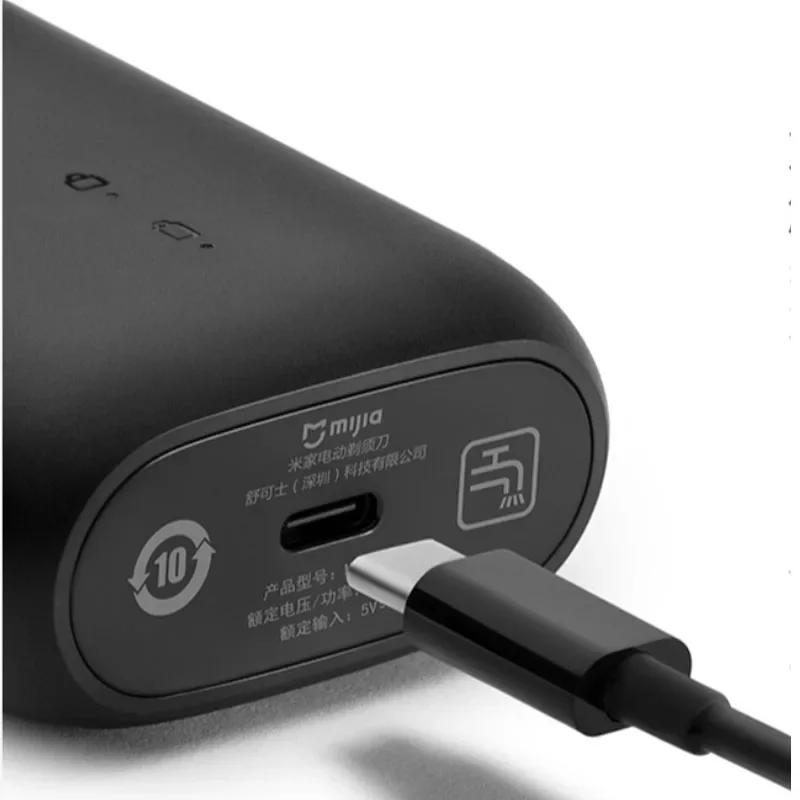 Rasoir électrique Mijia S100, facile à transporter, peut être lavé sur tout le corps, une charge peu