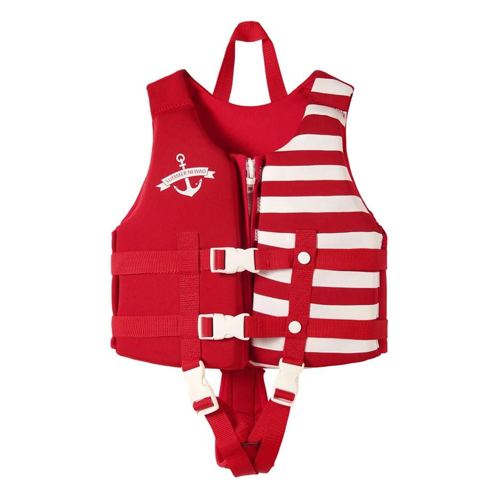 Gilet de sauvetage néoprène enfants - Flottabilité optimale pour sports aquatiques et sécurité