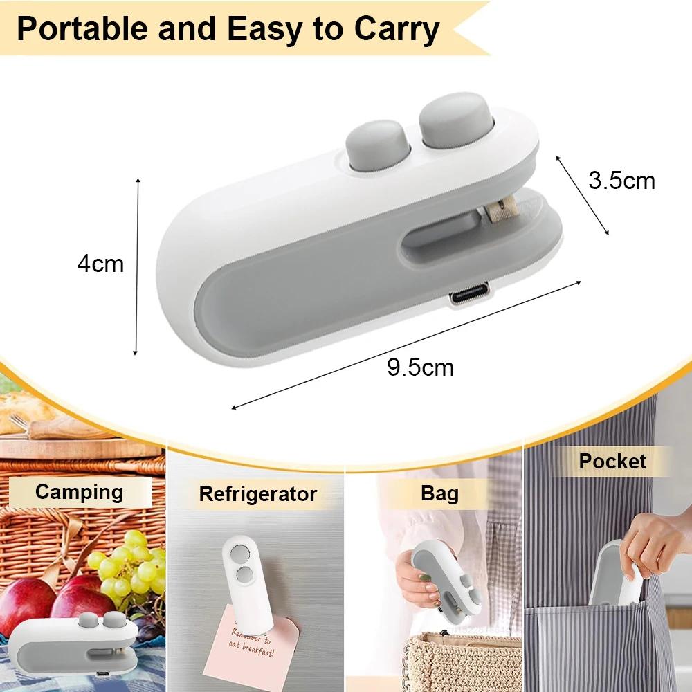 Mini banc thermoscellant 2 en 1, sac de rangement pour aliments en plastique GT, sac à clip aste par