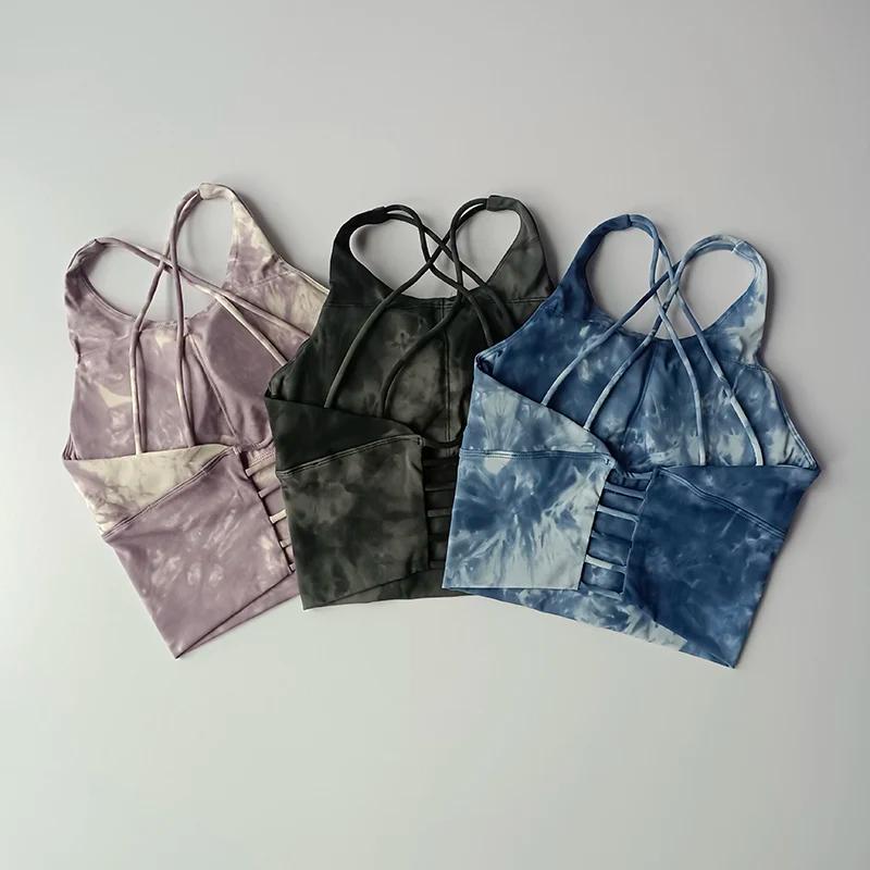 Lingerie de sport Sexy, combinaison de course antichoc, soutien-gorge d'entraînement, Fitness, teint