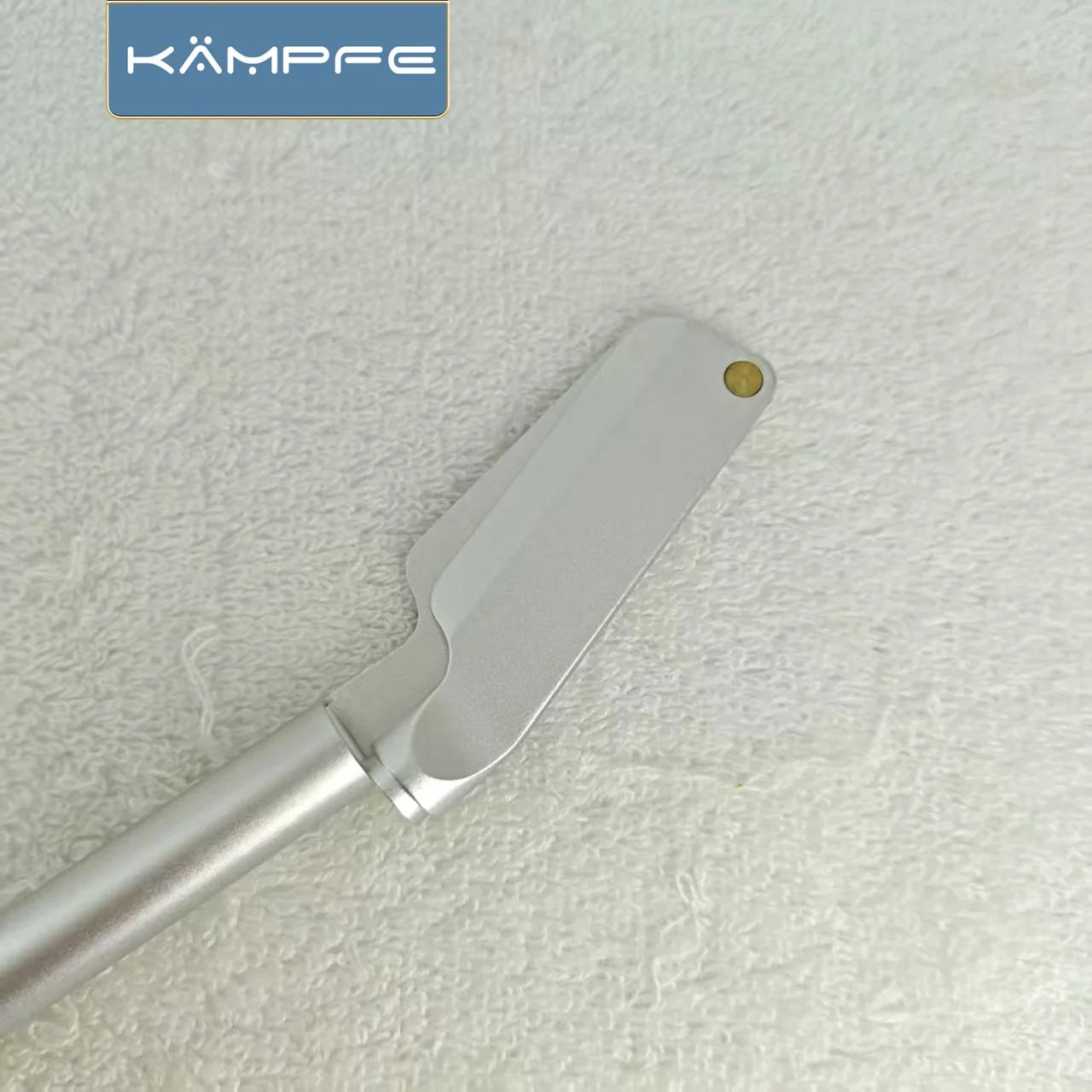 Rasoirs classiques manuels KAMPFE, usinage CNC de sécurité de l'aluminium, pour la barbe et le coiff