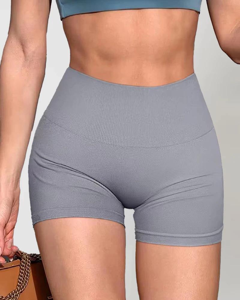 Nouveau Short de sport de Yoga taille haute sans couture pour femmes, nouvelle collection d'été