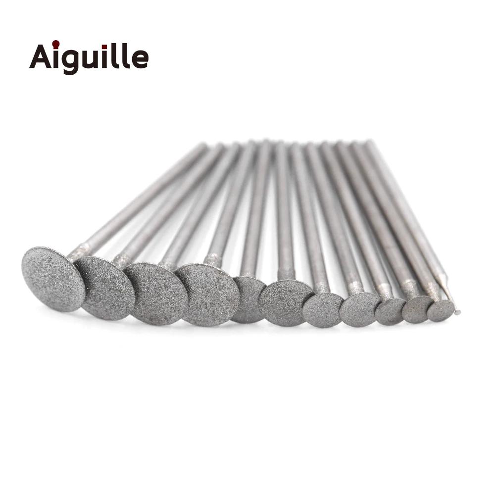 Tige de type K 2,35 mm 120 # Fraises de meulage diamantées 0.5-10mm, mèches de meulage des dents,