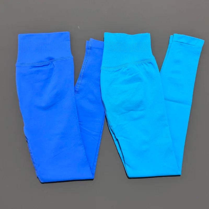 Histello Leggings de sport femmes pantalons sans couture collants de Yoga Scrunch Bum Joggers Fitnes